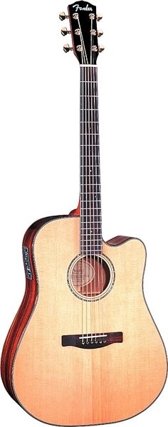 open zoom image for Fender GD47SCE Dreadnought Cutaway Acoustic-Electric Guitar (with Case), Natural