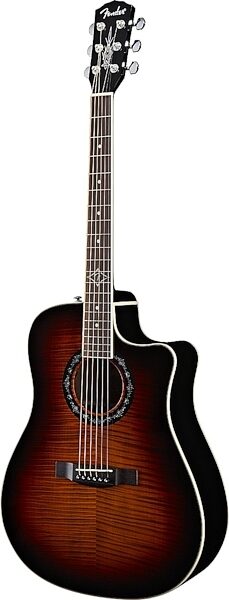 open zoom image for Fender T-Bucket 300CE Flame Maple Acoustic-Electric Guitar, 3-Color Sunburst