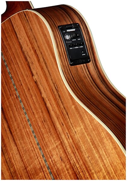open zoom image for Fender CD-220SCE Dreadnought Acoustic-Electric Guitar (Ovangkol Back and Sides), Back and Side