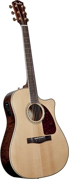 open zoom image for Fender CD-220SCE Dreadnought Acoustic-Electric Guitar (Ash Burl Back and Sides), Left