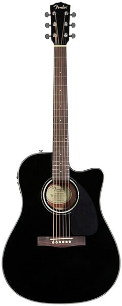 open zoom image for Fender CD-140SCE Classic Design Acoustic-Electric Guitar, Black