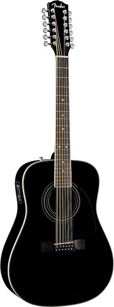 open zoom image for Fender CD160SE Classic Design 12-String Acoustic-Electric Guitar, Black