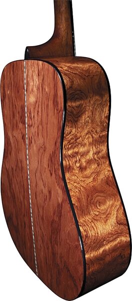 open zoom image for Fender CD220S Dreadnought Acoustic Guitar, Bubinga Body Closeup