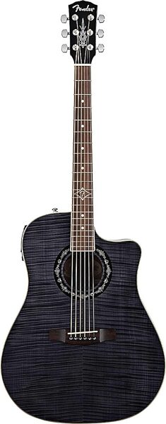 open zoom image for Fender T-Bucket 300CE Acoustic-Electric Guitar, Transparent Black