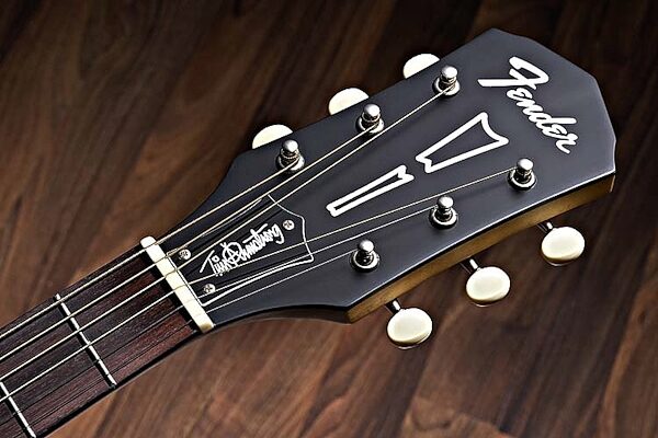open zoom image for Fender Tim Armstrong Hellcat Acoustic-Electric Guitar, Headstock