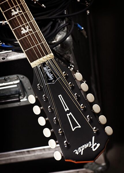 open zoom image for Fender Tim Armstrong Hellcat-12 Acoustic Guitar, 12-String, Headstock