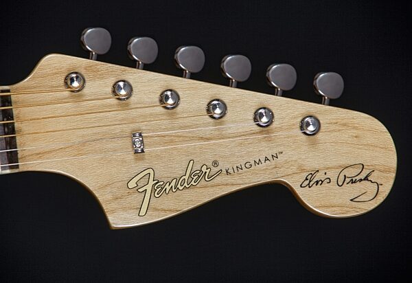 open zoom image for Fender Elvis Presley Kingman Acoustic Guitar, Headstock