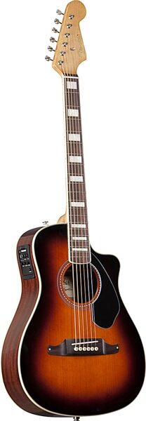 open zoom image for Fender Malibu SCE Acoustic-Electric Guitar, 3-Color Sunburst Left