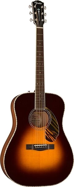 open zoom image for Fender Paramount PD-220E Dreadnought Acoustic-Electric Guitar (with Case), Action Position Back