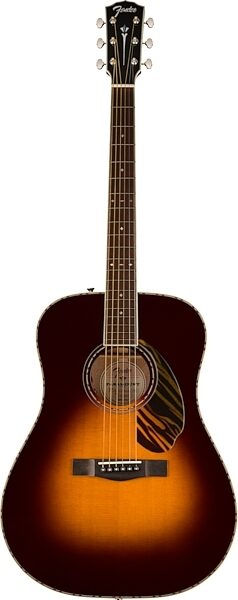 open zoom image for Fender Paramount PD-220E Dreadnought Acoustic-Electric Guitar (with Case), Action Position Back