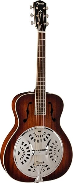 open zoom image for Fender PR-180E Paramount Resonator Acoustic-Electric Guitar (with Case), Action Position Back