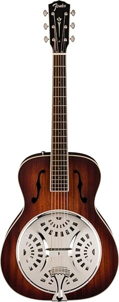 open zoom image for Fender PR-180E Paramount Resonator Acoustic-Electric Guitar (with Case), Action Position Back