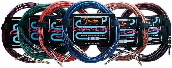 open zoom image for Fender California Instrument Cable (Lake Placid Blue), Main