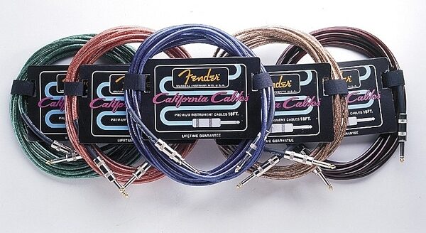 open zoom image for Fender California Instrument Cable (Surf Green), Main