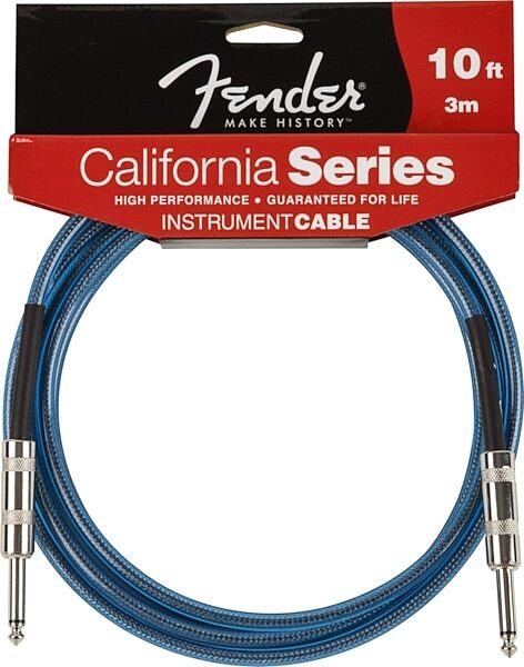 open zoom image for Fender California Guitar Cable, Lake Placid Blue