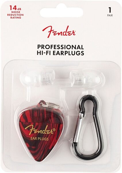 open zoom image for Fender Professional Hi-Fi Ear Plugs, New, Action Position Back