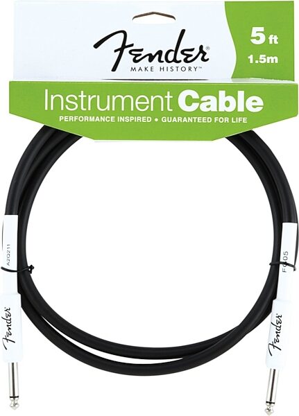 open zoom image for Fender Custom Shop Guitar Instrument Cable, Black