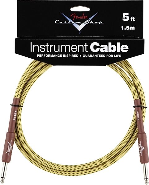 open zoom image for Fender Custom Shop Guitar Instrument Cable, Tweed
