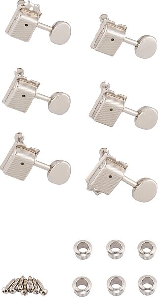 open zoom image for Fender American Vintage Guitar Tuning Machines, 6-Pack, Nickel, Main