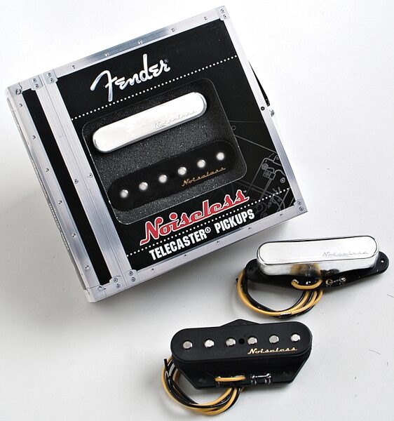 open zoom image for Fender Vintage Noiseless Telecaster Single-Coil Pickup Set, Main