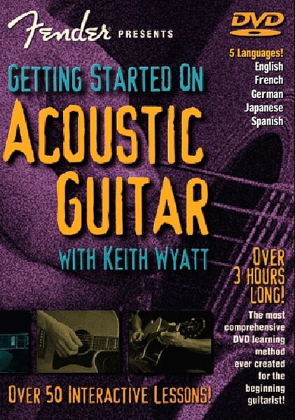 open zoom image for Fender Getting Started On Acoustic Guitar Video, Main
