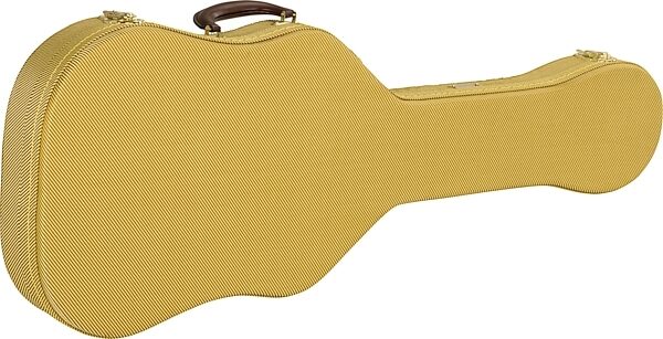 open zoom image for Fender Telecaster Thermometer Hardshell Case, Tweed, Action Position Back