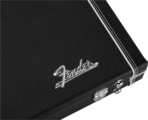 open zoom image for Fender Classic Wood Case Jazzmaster and Jaguar Electric Guitars, Black, Action Position Back