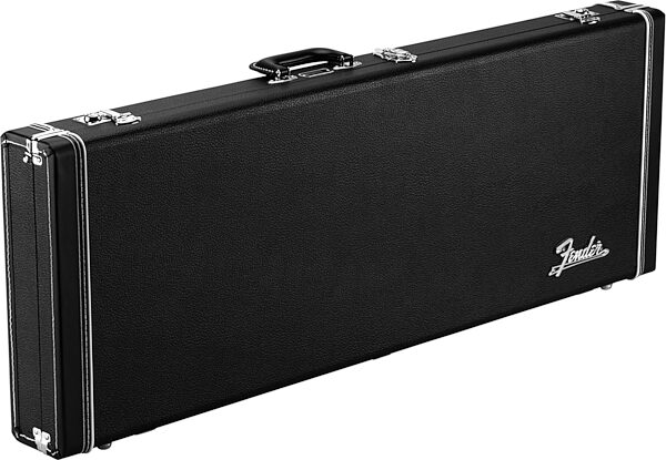 open zoom image for Fender Classic Wood Case Jazzmaster and Jaguar Electric Guitars, Black, Action Position Back