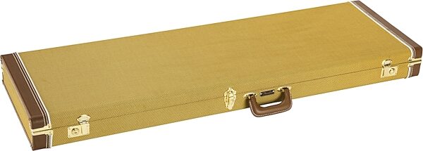 open zoom image for Fender Classic Wood Case for Precision/Jazz Electric Bass Guitars, Tweed, Action Position Back