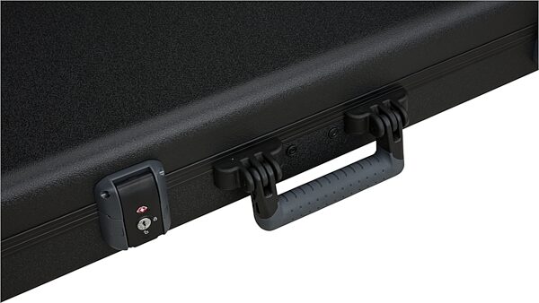 open zoom image for Fender Deluxe Molded Acoustasonic Guitar Case, Black, Open Box (Very Good), Action Position Back