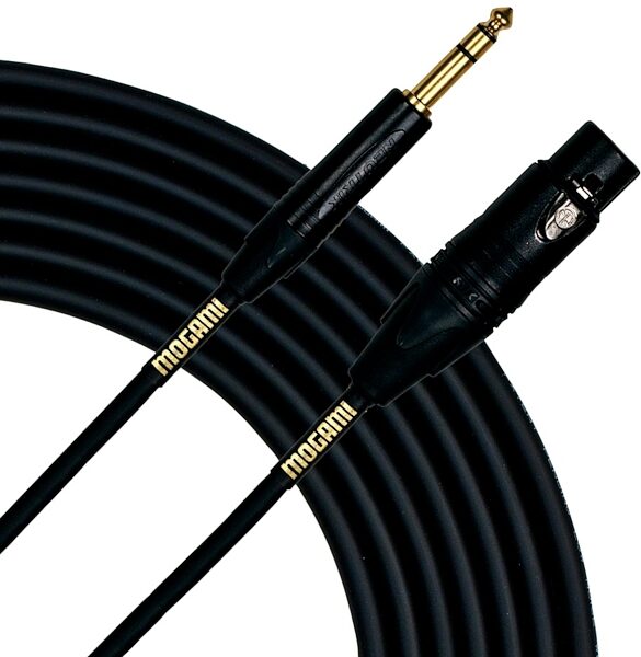open zoom image for Mogami Gold 1/4" TRS to XLR Female Cable, 6 foot, TRSXLRF-06, Main