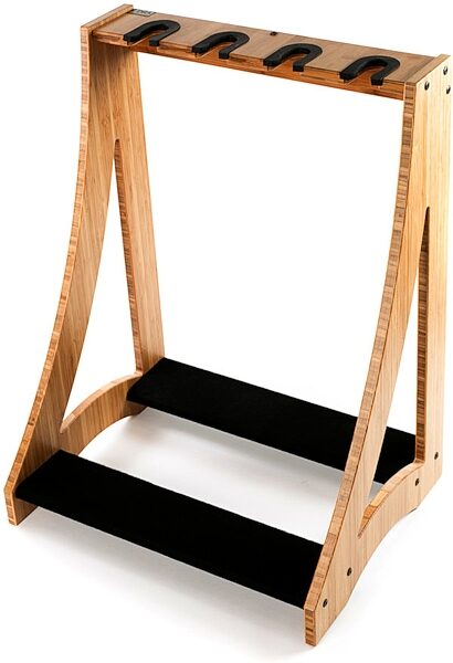 open zoom image for DRS Racks Alpha4 Original Guitar Rack (4-Space), Natural, Action Position Back
