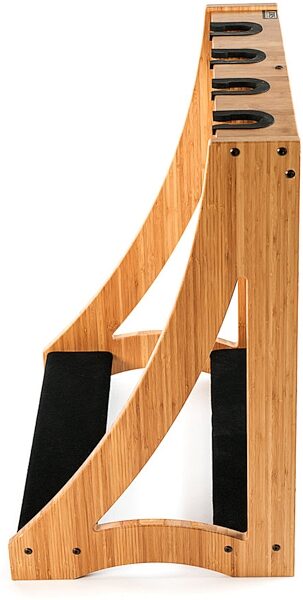 open zoom image for DRS Racks Alpha4 Original Guitar Rack (4-Space), Natural, Action Position Back