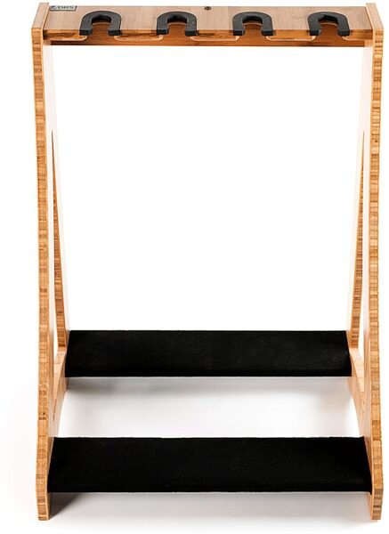 open zoom image for DRS Racks Alpha4 Original Guitar Rack (4-Space), Natural, Action Position Back