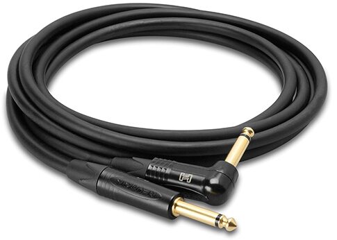 open zoom image for Hosa Edge Guitar Cable, Straight to Right-Angle, 30 foot, CGK-030R, Main