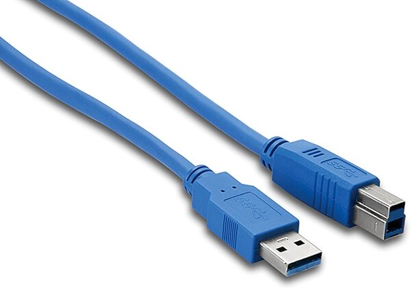 open zoom image for Hosa SuperSpeed USB 3.0 Cable, Type A to Type B, 6 foot, USB-306AB, Main