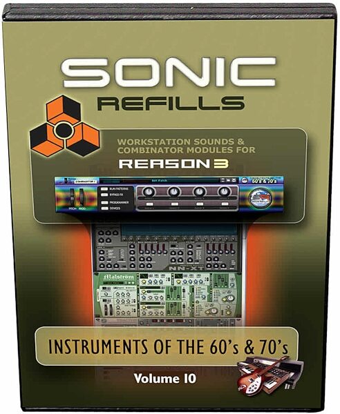 open zoom image for Sonic Reality Volume 10: Instruments of the 60s and 70s Refills for Reason, Main