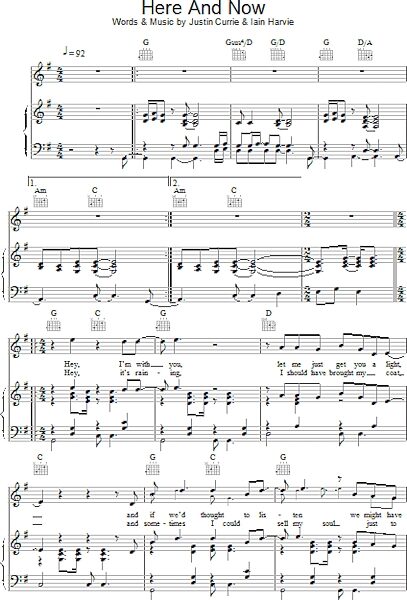 open zoom image for Here And Now - Piano/Vocal/Guitar, New, Main