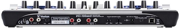 open zoom image for Vestax VCI100MKII USB MIDI DJ Controller and Audio Interface, Rear