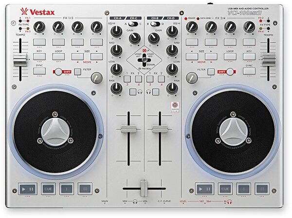 open zoom image for Vestax VCI100MKII USB MIDI DJ Controller and Audio Interface, Main