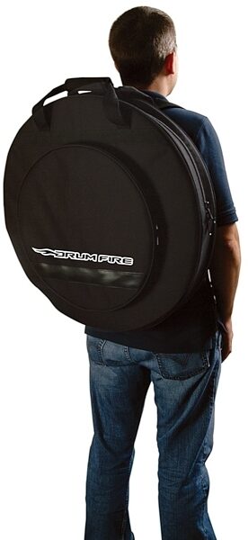 open zoom image for On-Stage DrumFire CB4000 Backpack Cymbal Bag, New, In Use
