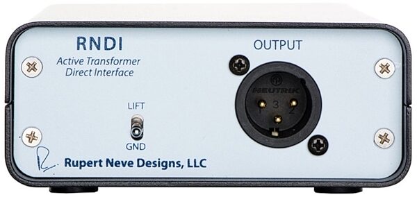 open zoom image for Rupert Neve Designs RNDI Active Transformer DI Box, Open Box (Like New), Rear