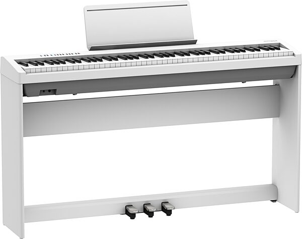 open zoom image for Roland FP-30X Digital Stage Piano, White, FP-30X-WH, Action Position Front