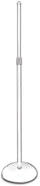 open zoom image for On-Stage MS7201QTR Quarter-Turn Round Base Microphone Stand, White, White