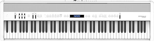 open zoom image for Roland FP-60X Digital Stage Piano, White, Open Box (Very Good), Action Position Back
