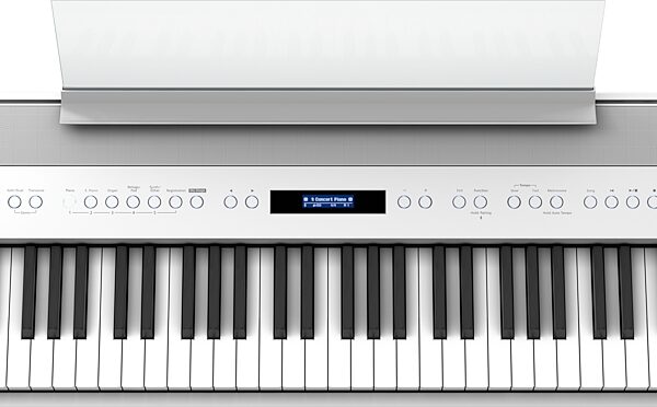 open zoom image for Roland FP-60X Digital Stage Piano, White, Open Box (Very Good), Action Position Back