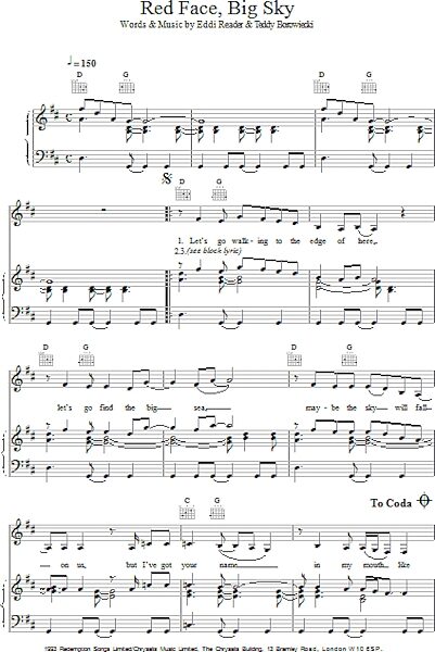 open zoom image for Red Face, Big Sky - Piano/Vocal/Guitar, New, Main