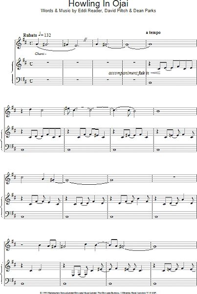 open zoom image for Howling In Ojai - Piano/Vocal/Guitar, New, Main