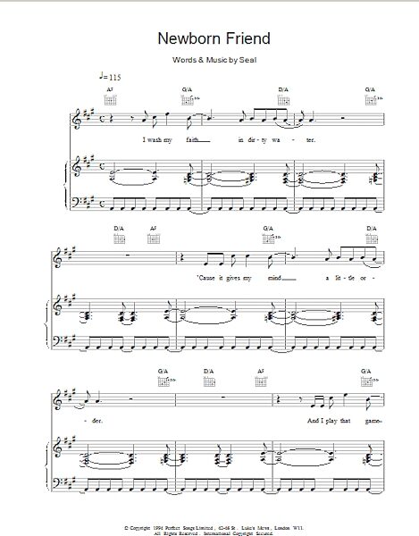 open zoom image for Newborn Friend - Piano/Vocal/Guitar, New, Main