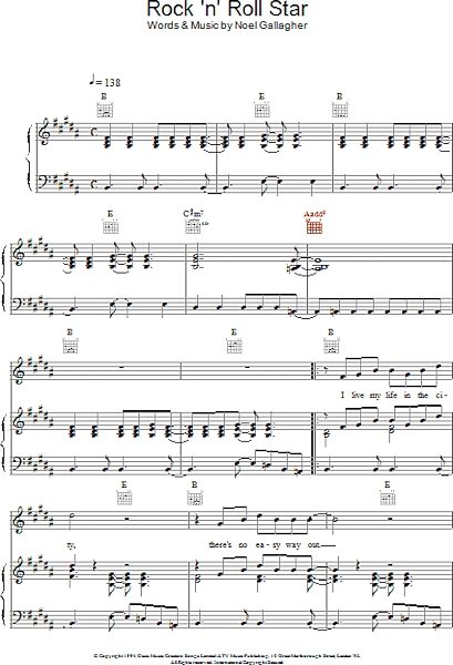 open zoom image for Rock 'N' Roll Star - Piano/Vocal/Guitar, New, Main